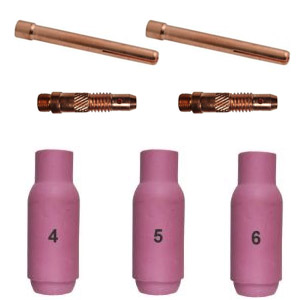 TIG Torch 9/20 Series Consumables and Kits