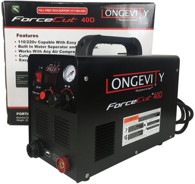 FORCECUT 40D - 40 Amp 110V/220V Full Pilot Arc Plasma Cutter