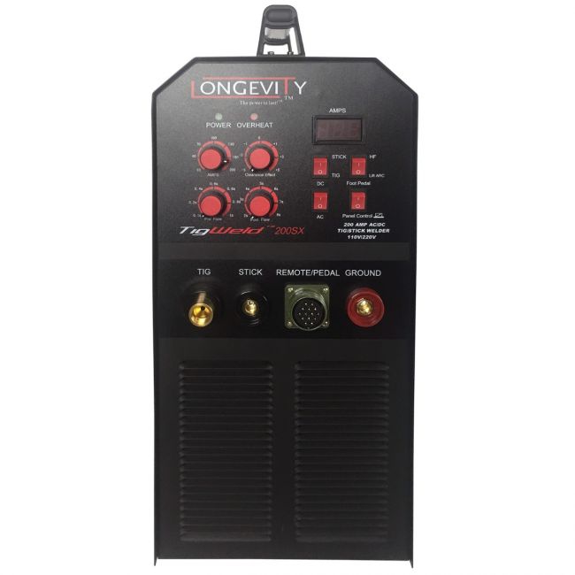 TIGWELD 200SX - 200 Amp 110V/220V AC/DC TIG/STICK Welder | Longevity